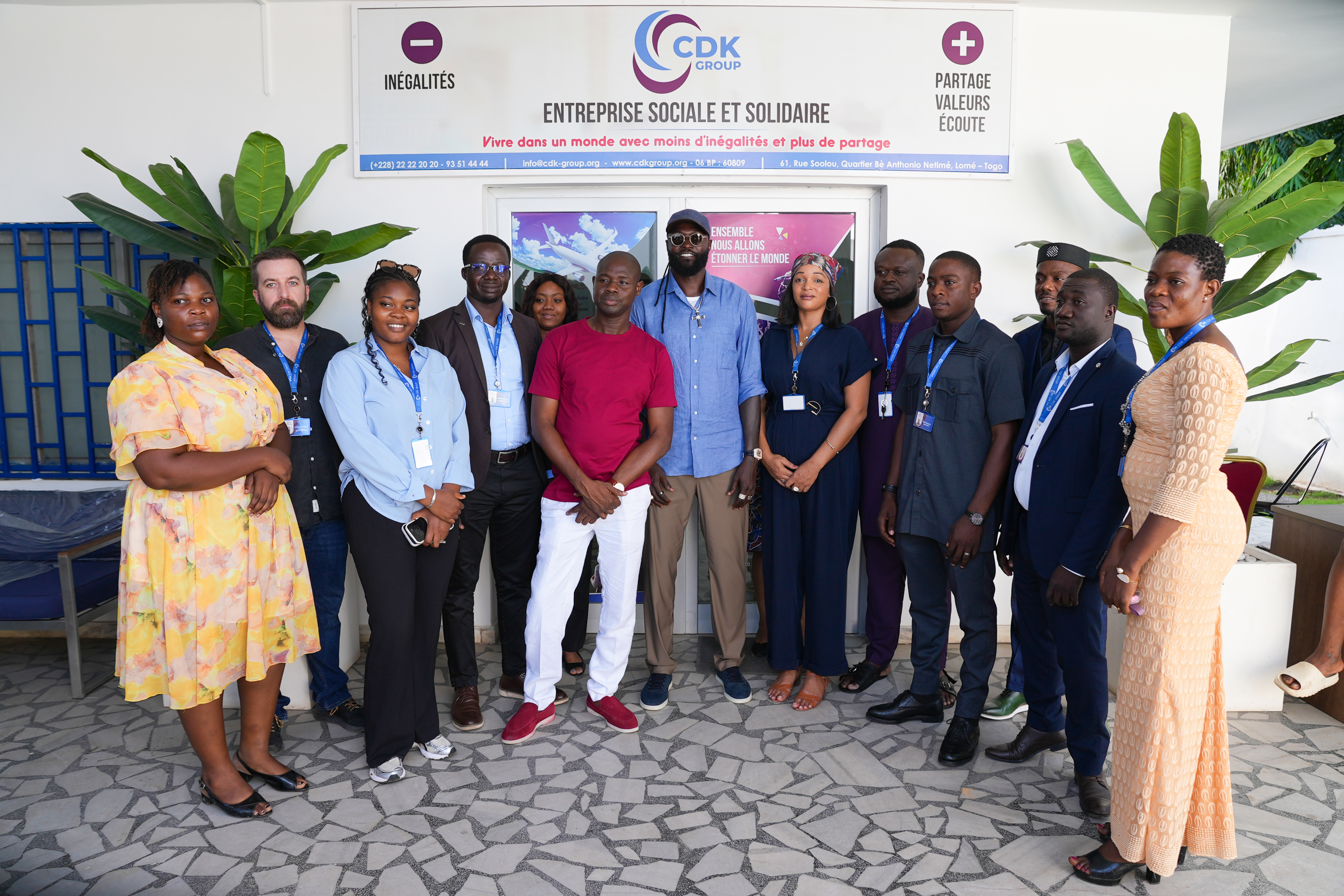 CDK GROUP reçoit la visite de Sheyi Emmanuel Adebayor et envisage un partenariat avec la SEA Fondation